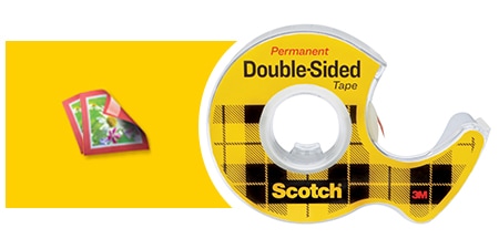 Scotch® dubbelzijdige tape en gebruiksvoorbeeld - knutselproject
