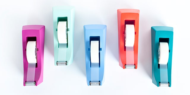 Scotch® gekleurde bureaudispensers