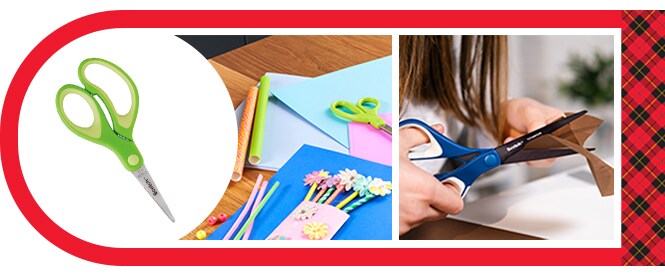 Scotch™ scharen en gebruiksvoorbeelden - het maken van kunstwerken en schoolprojecten
