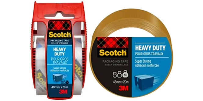 Assortiment aan Scotch® Verpakkingstape voor intensief gebruik
